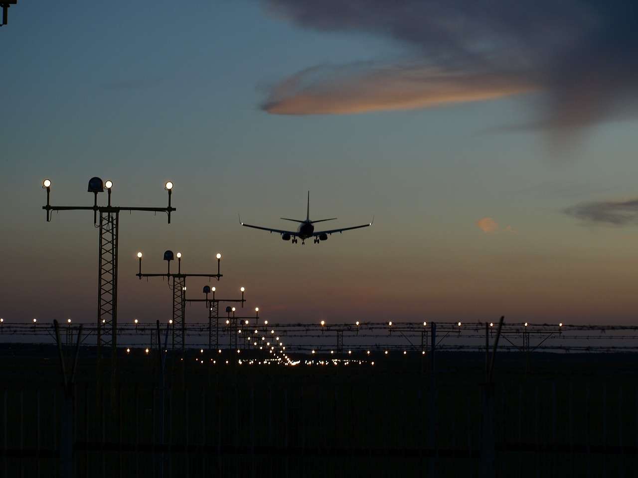 Airport Black Car close by
